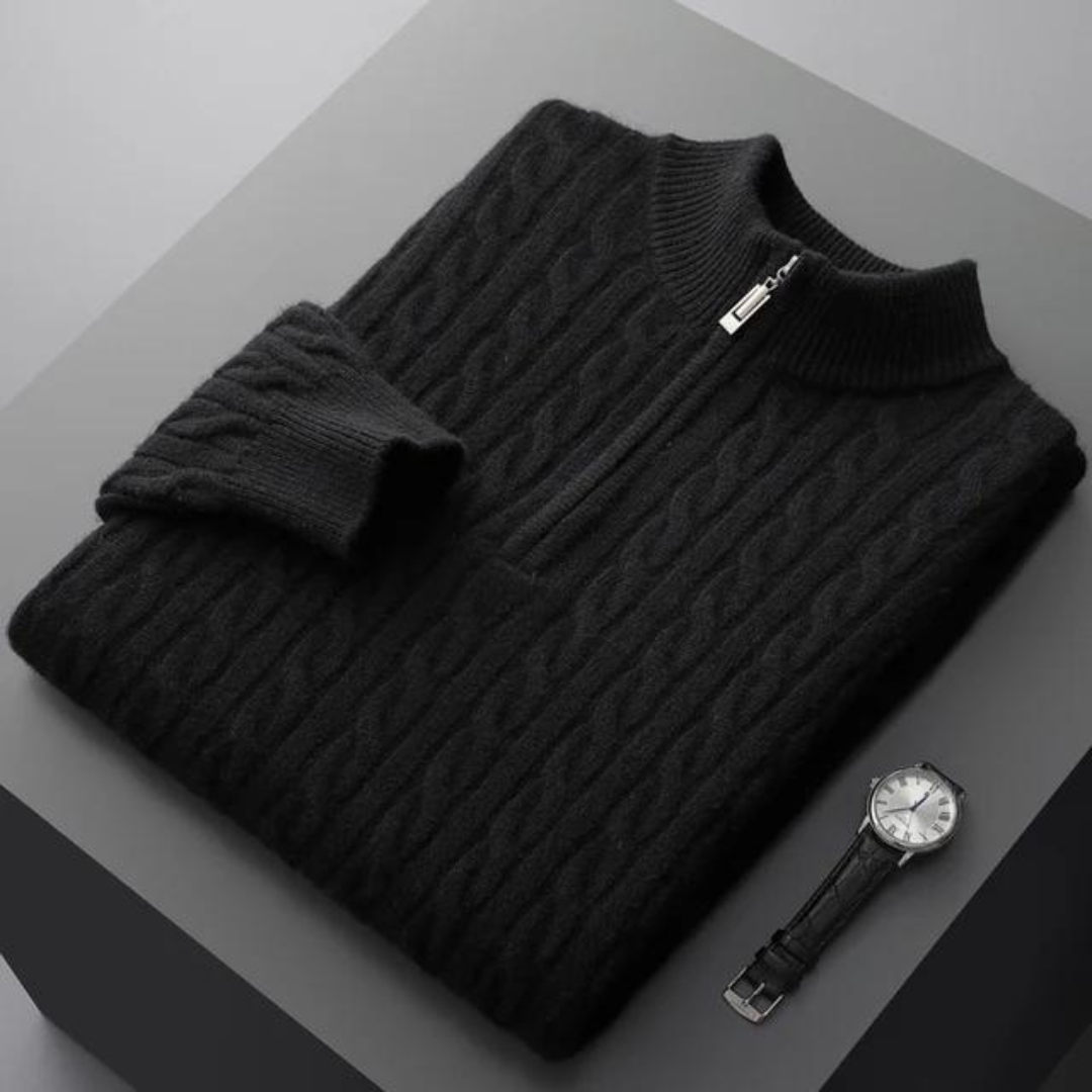 Half zipper Cashmere sweater